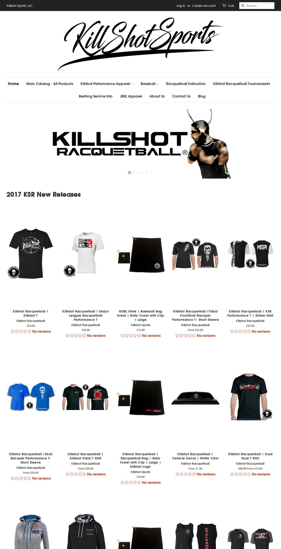 killshotsports.com — Shopify store on .com