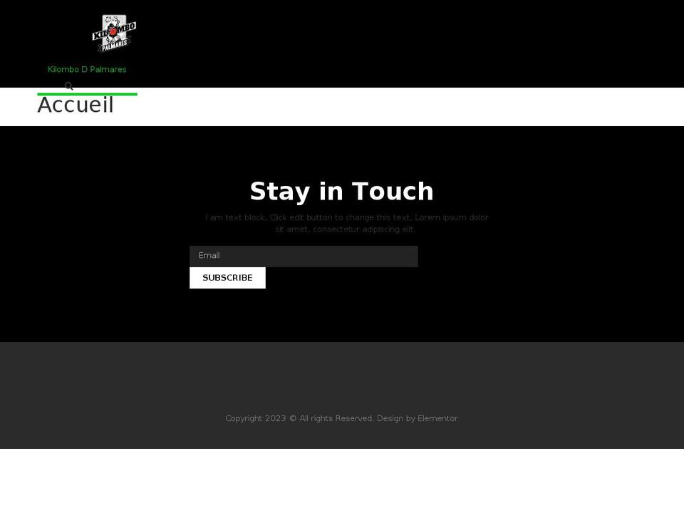 kilombodpalmares.com — Shopify storefront screenshot