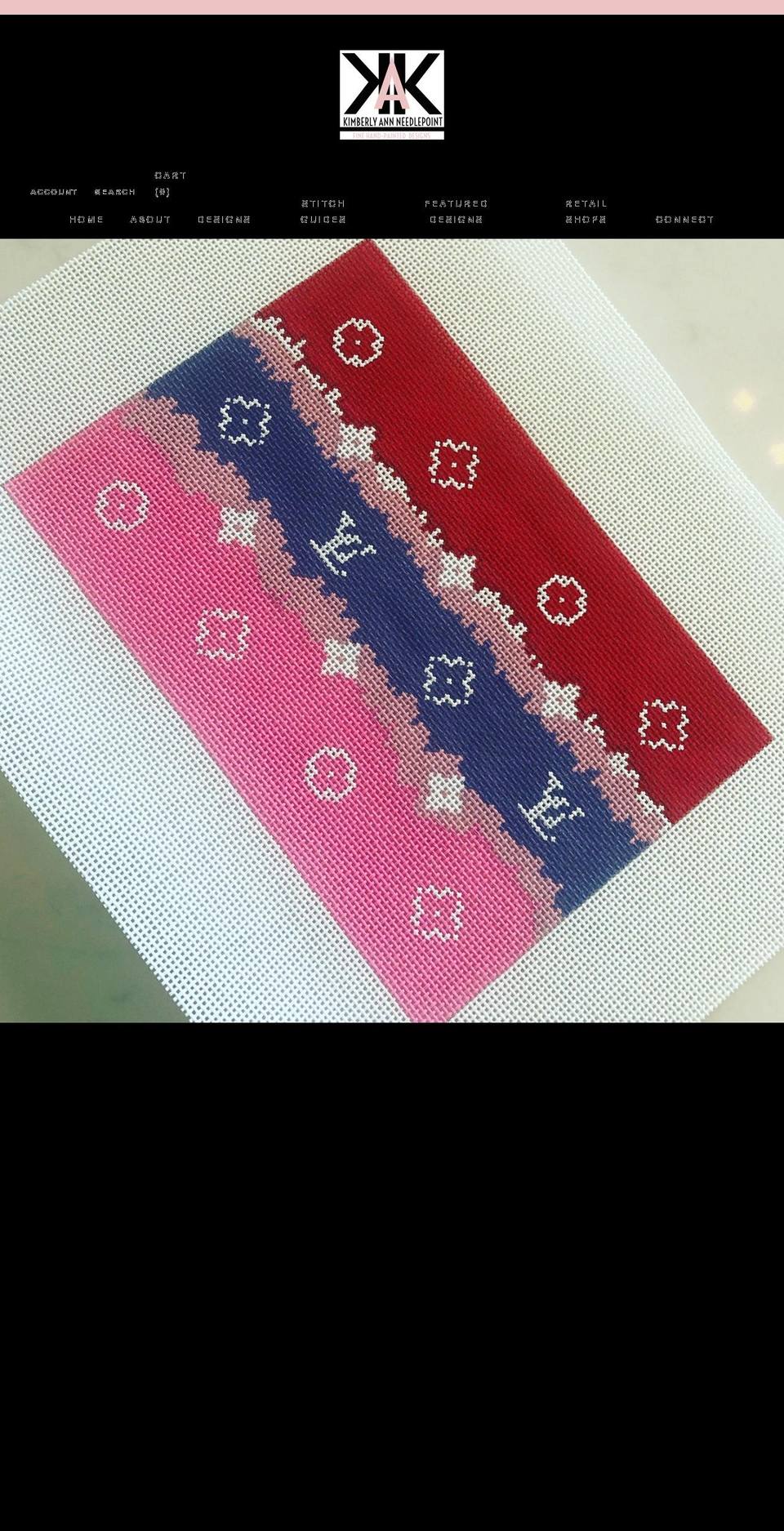 kimberlyannneedlepoint.com shopify website screenshot