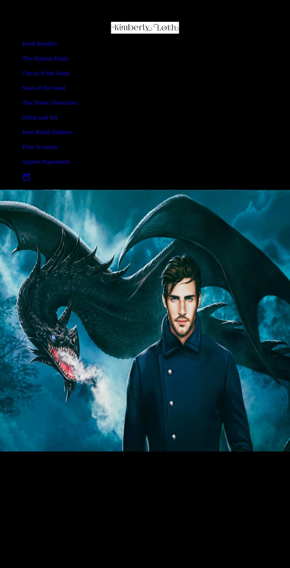 kimberlyloth.com shopify website screenshot