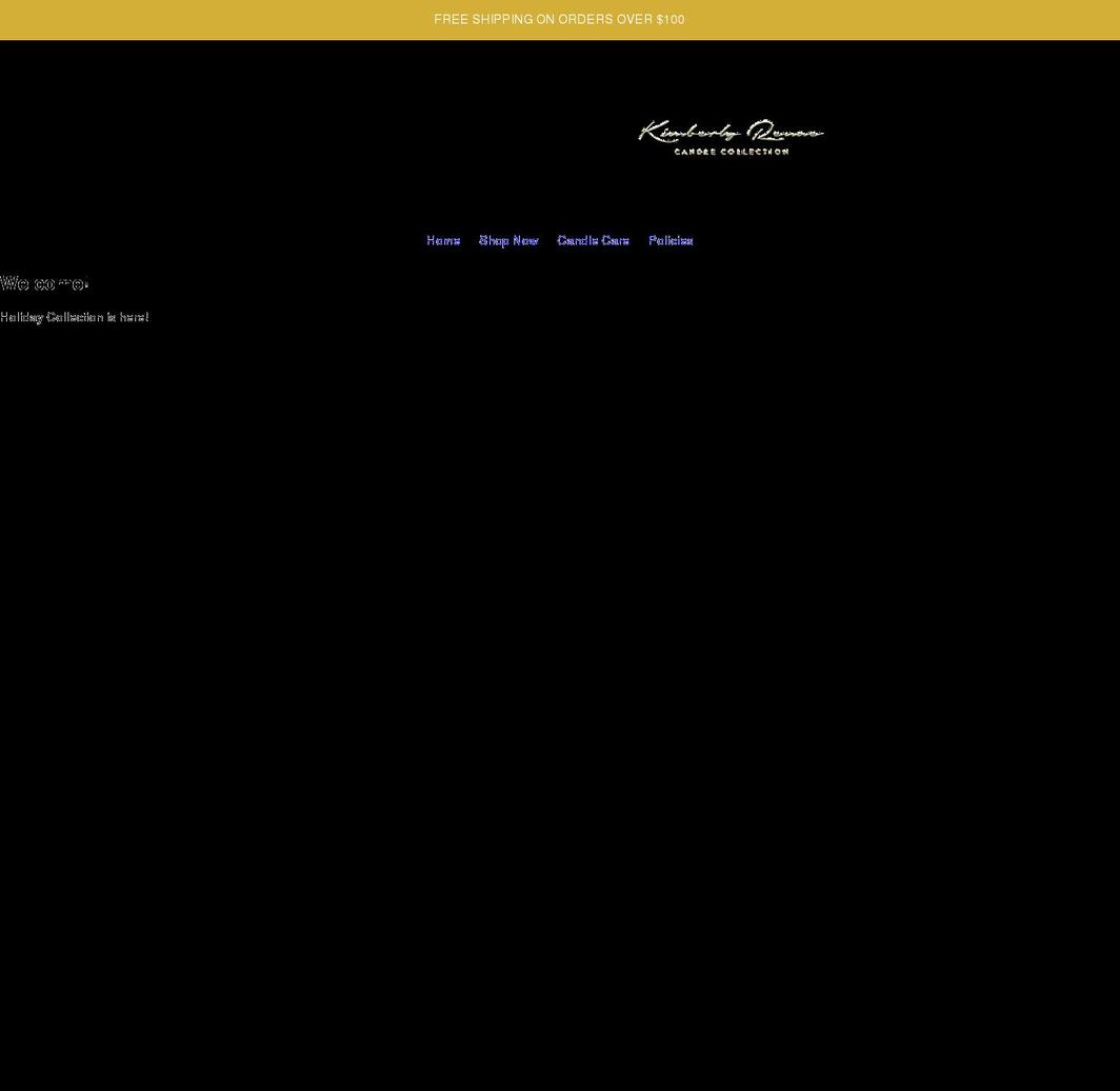 kimberlyrenae.com shopify website screenshot