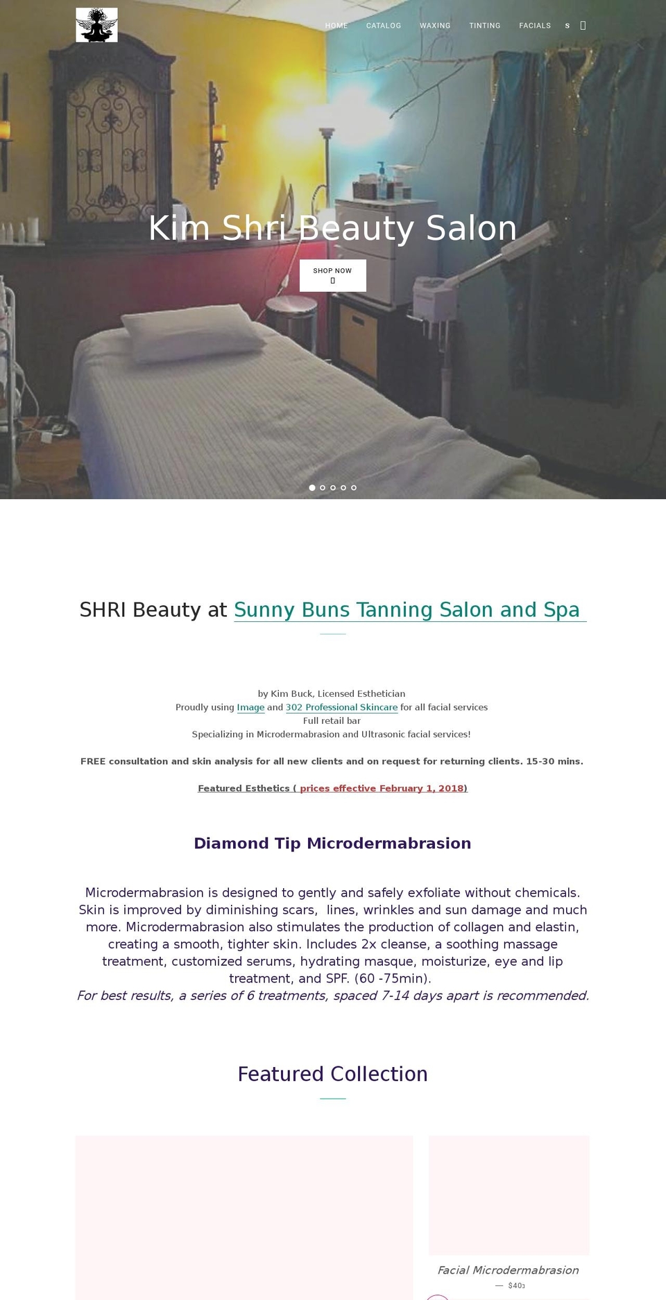 kimbuckbeauty.com shopify website screenshot