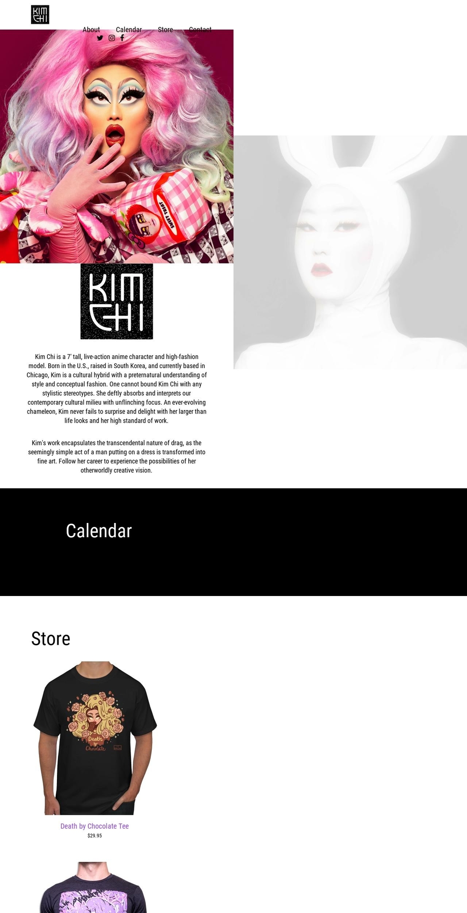 kimchithequeen.com shopify website screenshot