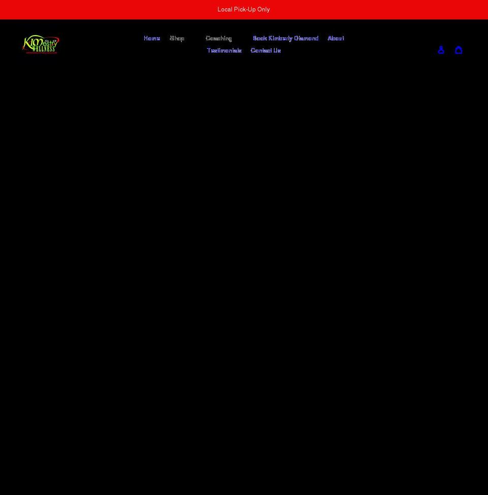 kimestrywellness.com shopify website screenshot