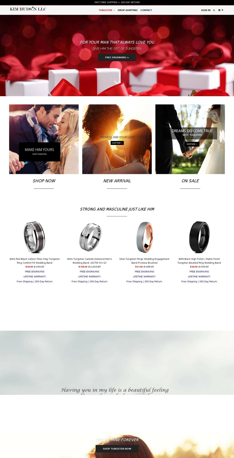 kimhudson.com shopify website screenshot