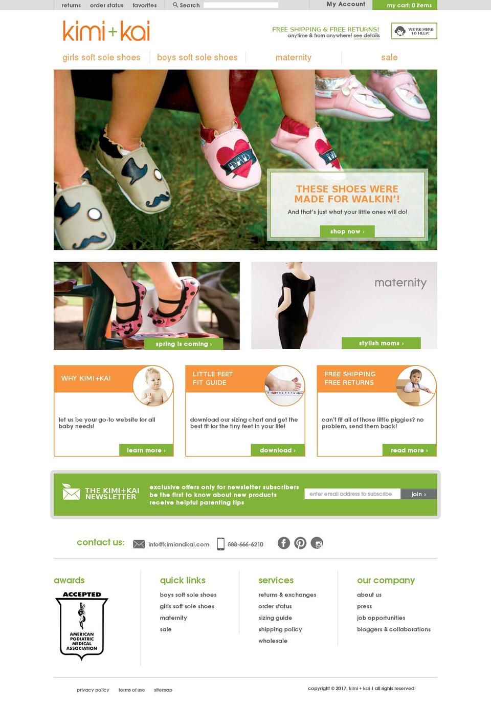 kimiandkai.com shopify website screenshot