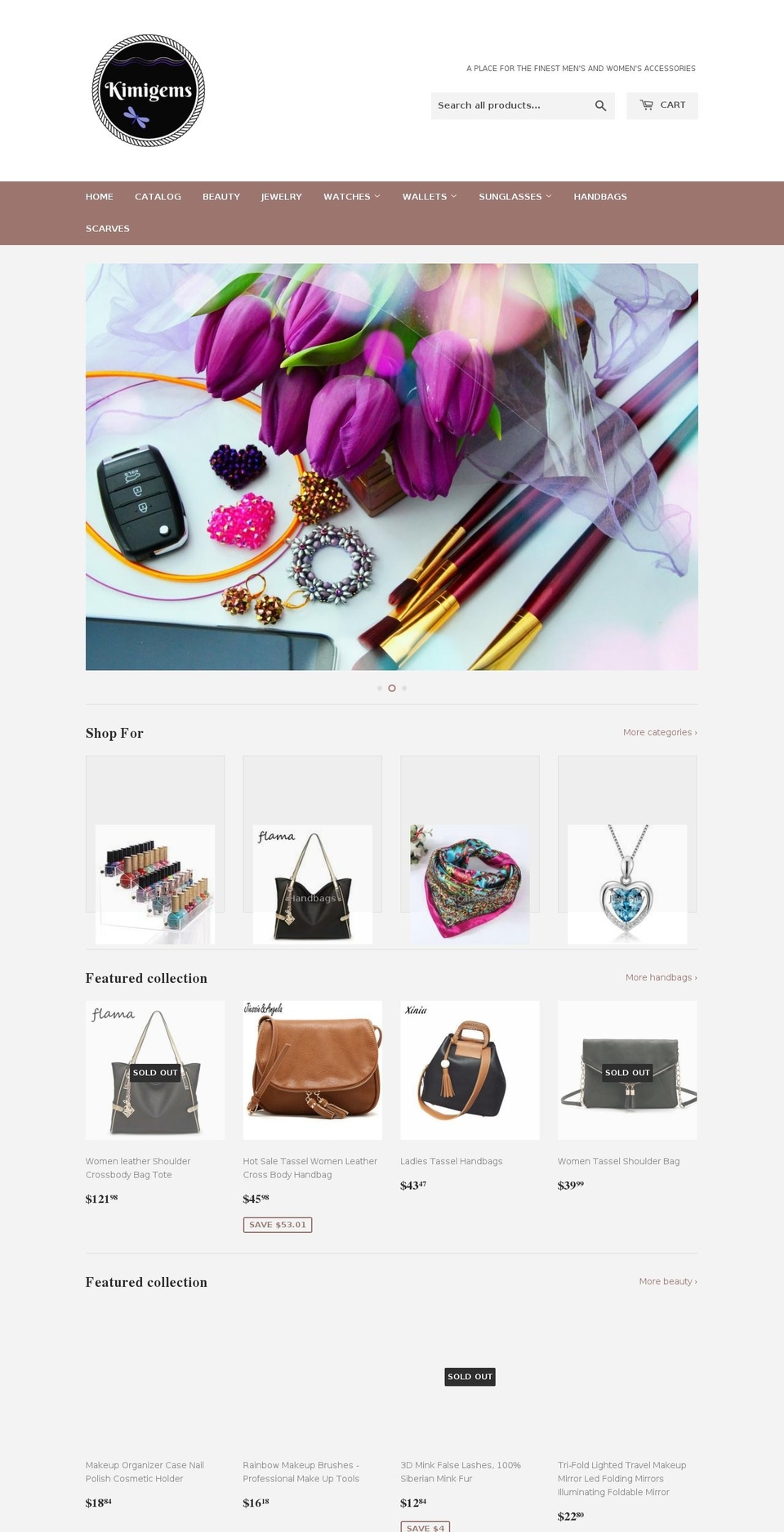 kimigems.com — Shopify storefront screenshot