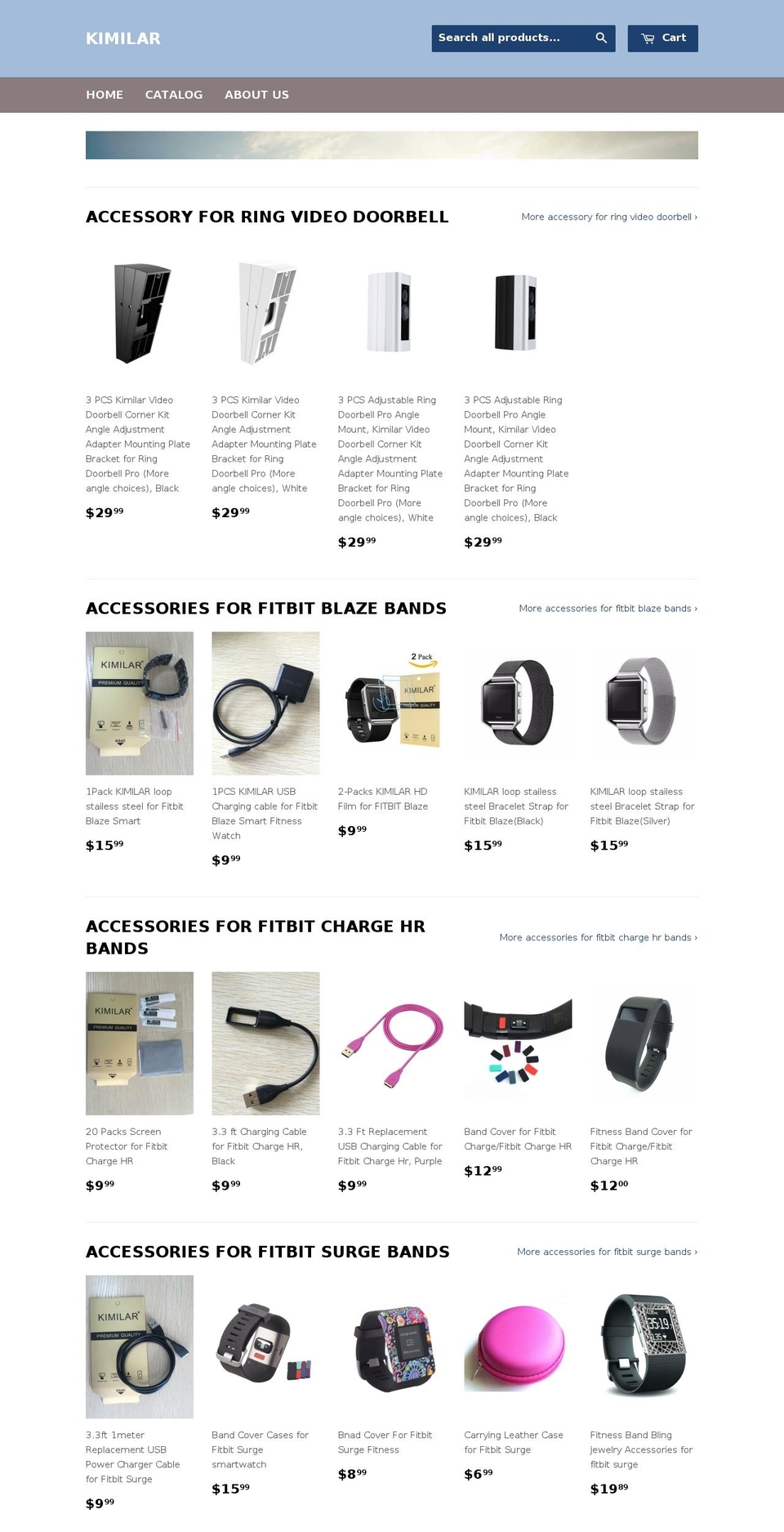 kimilar.com — Shopify storefront screenshot