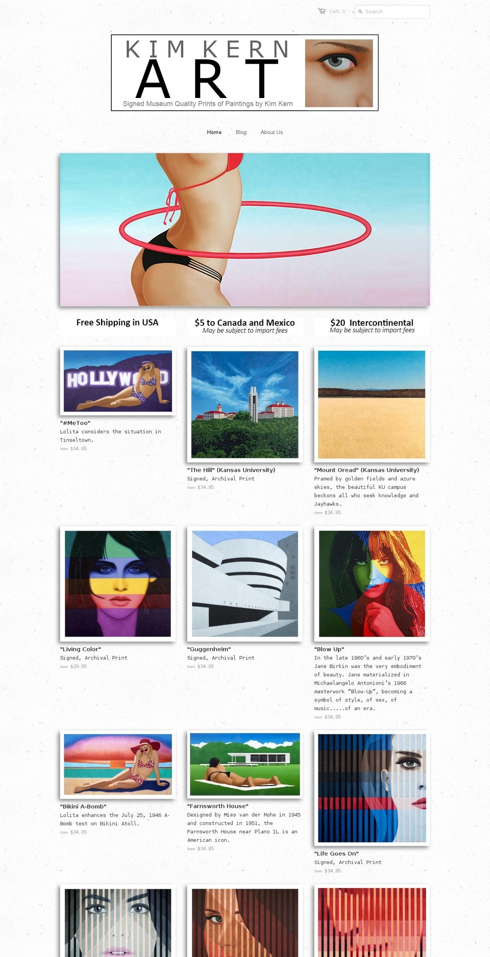 kimkern.com shopify website screenshot
