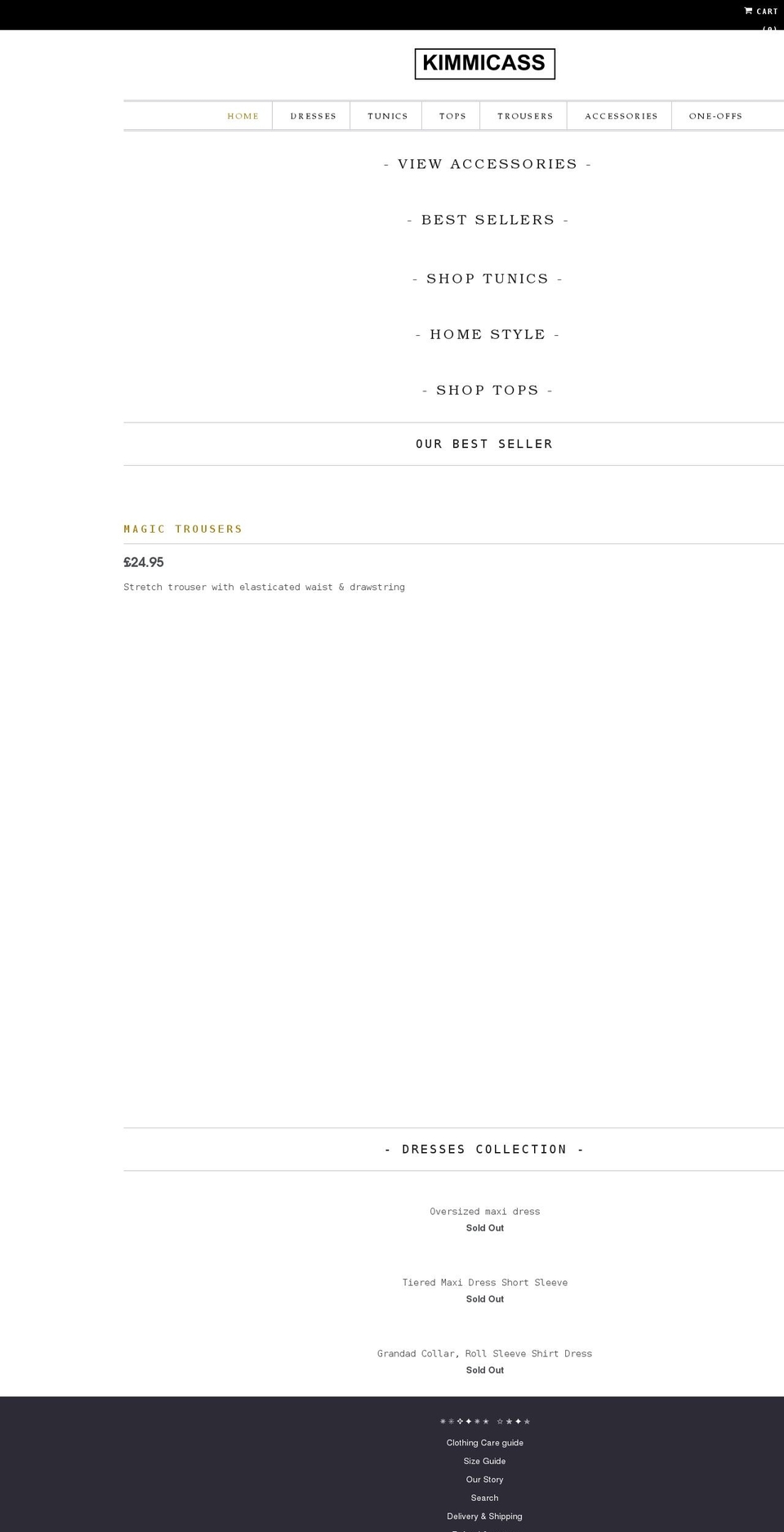 kimmicass.com shopify website screenshot