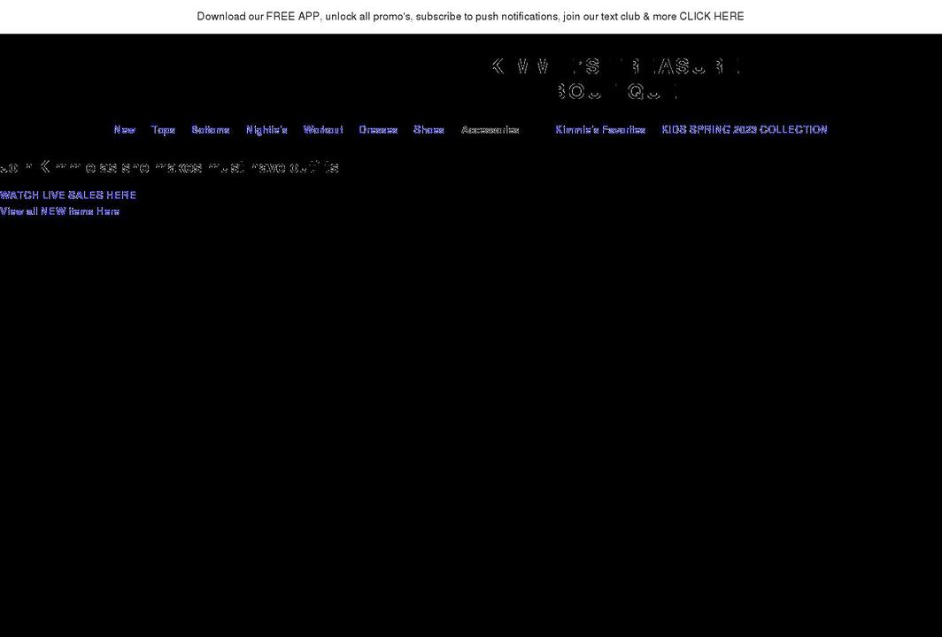 kimmiestreasuresboutique.com shopify website screenshot