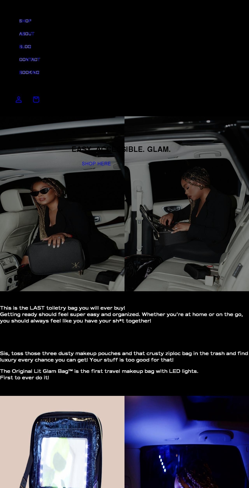 kimmykouturebeauty.com shopify website screenshot