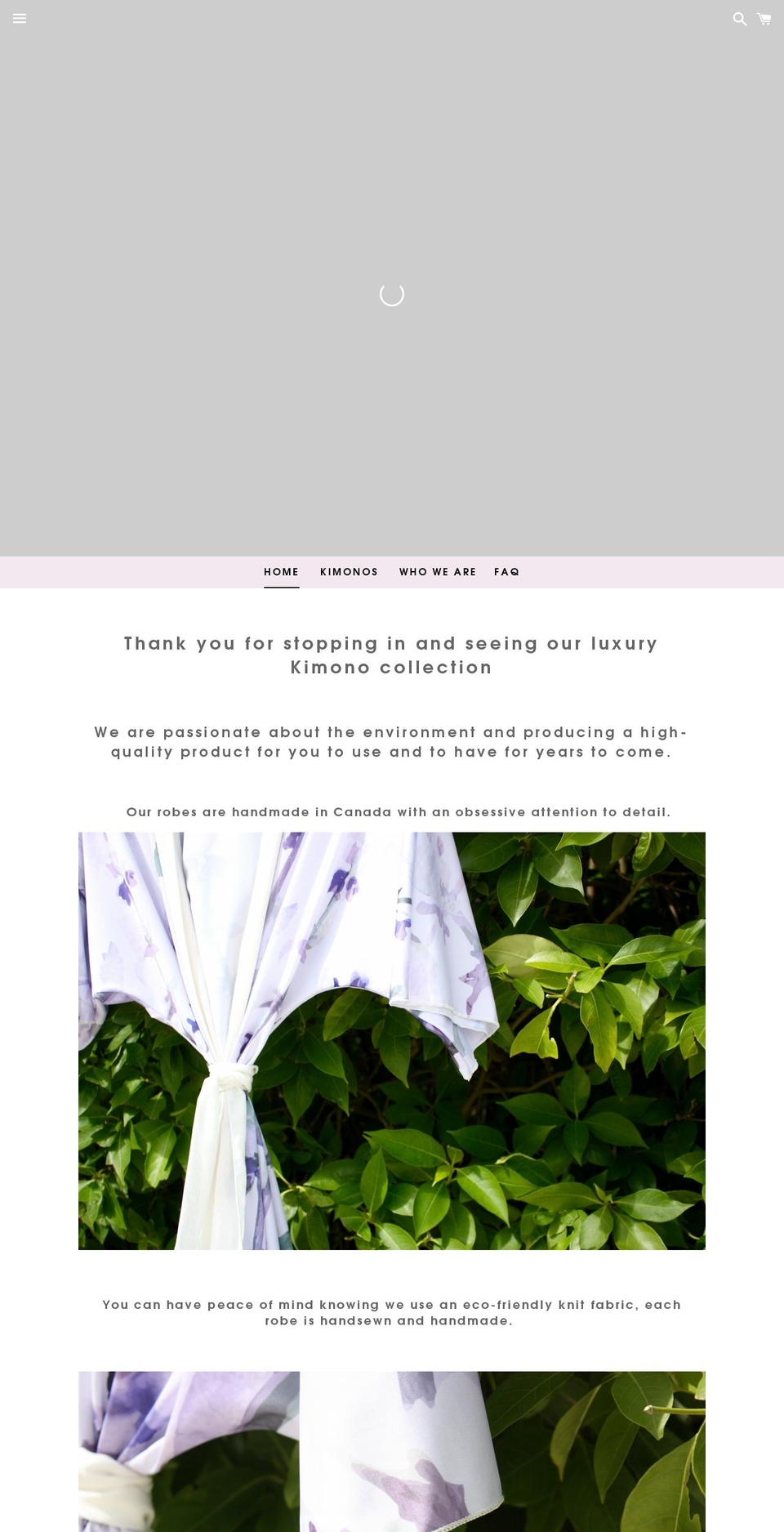 kimonokai.com shopify website screenshot
