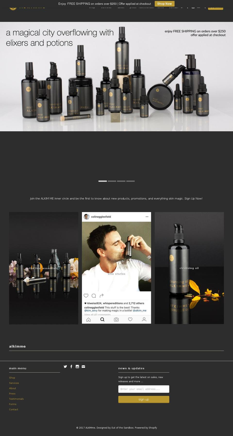 kimsevy.com shopify website screenshot