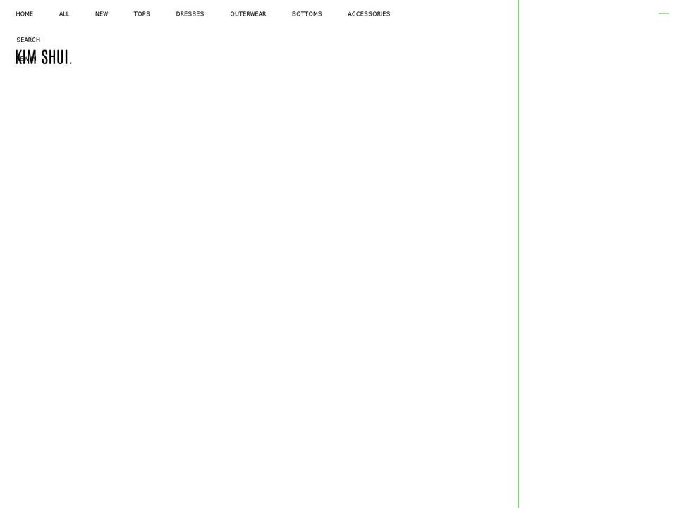 kimshui.net shopify website screenshot