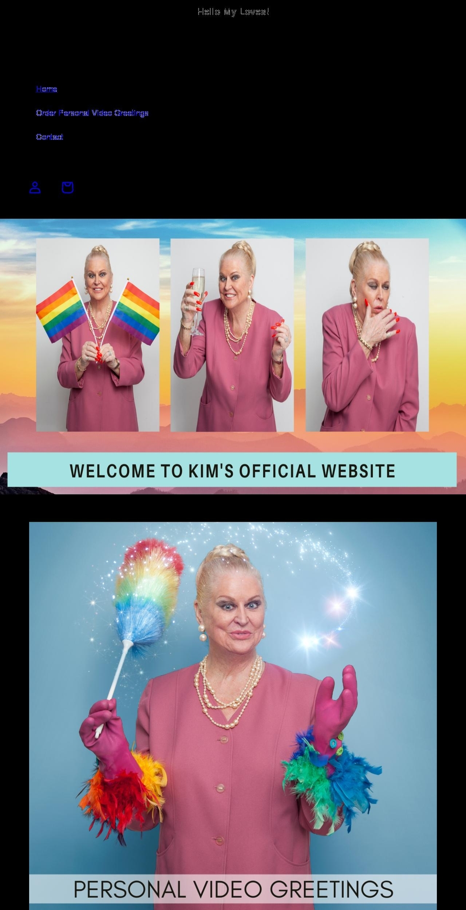 kimwoodburn.com shopify website screenshot
