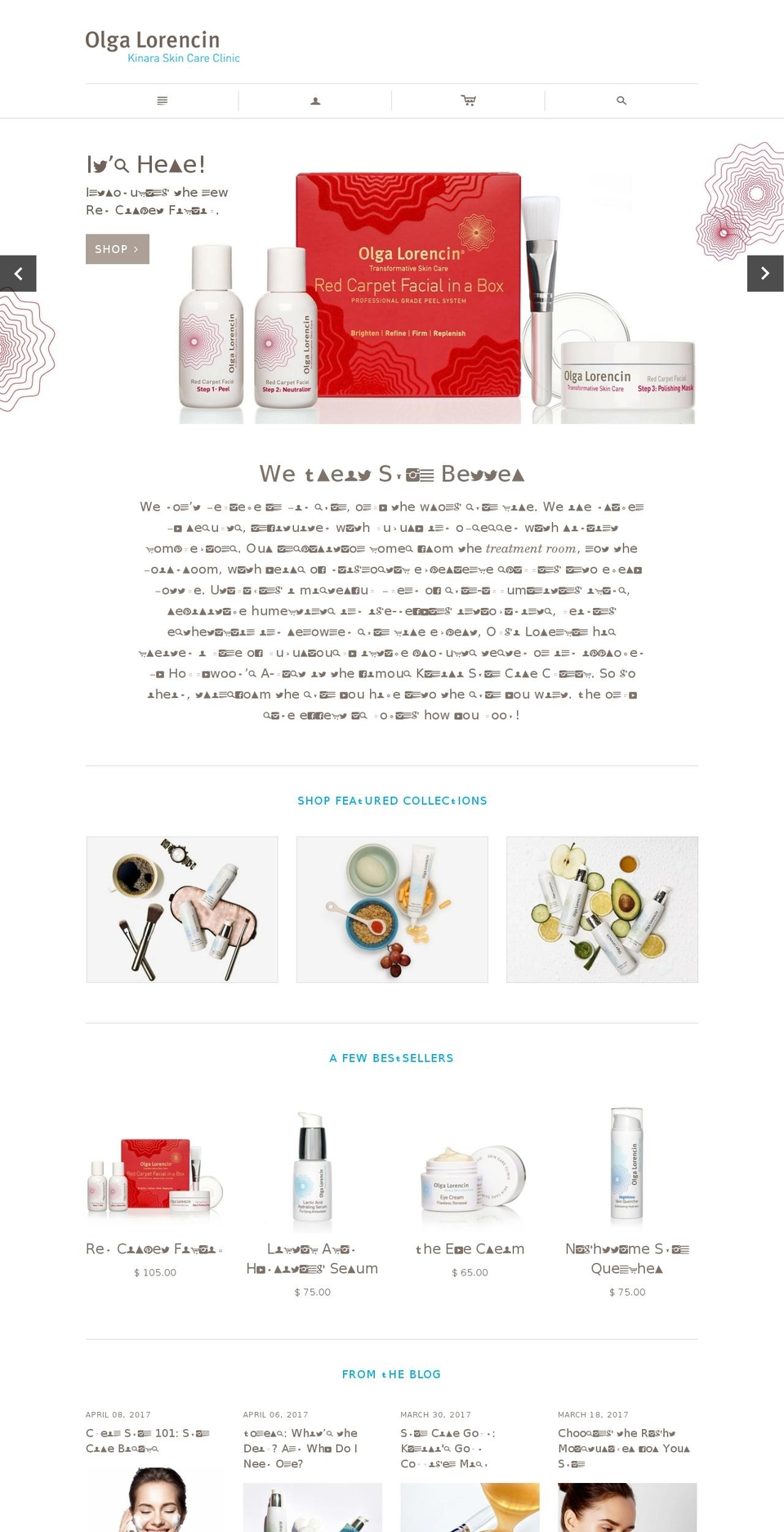 olgalorencinskincare-font-test Shopify theme site example kinaraskincare.com