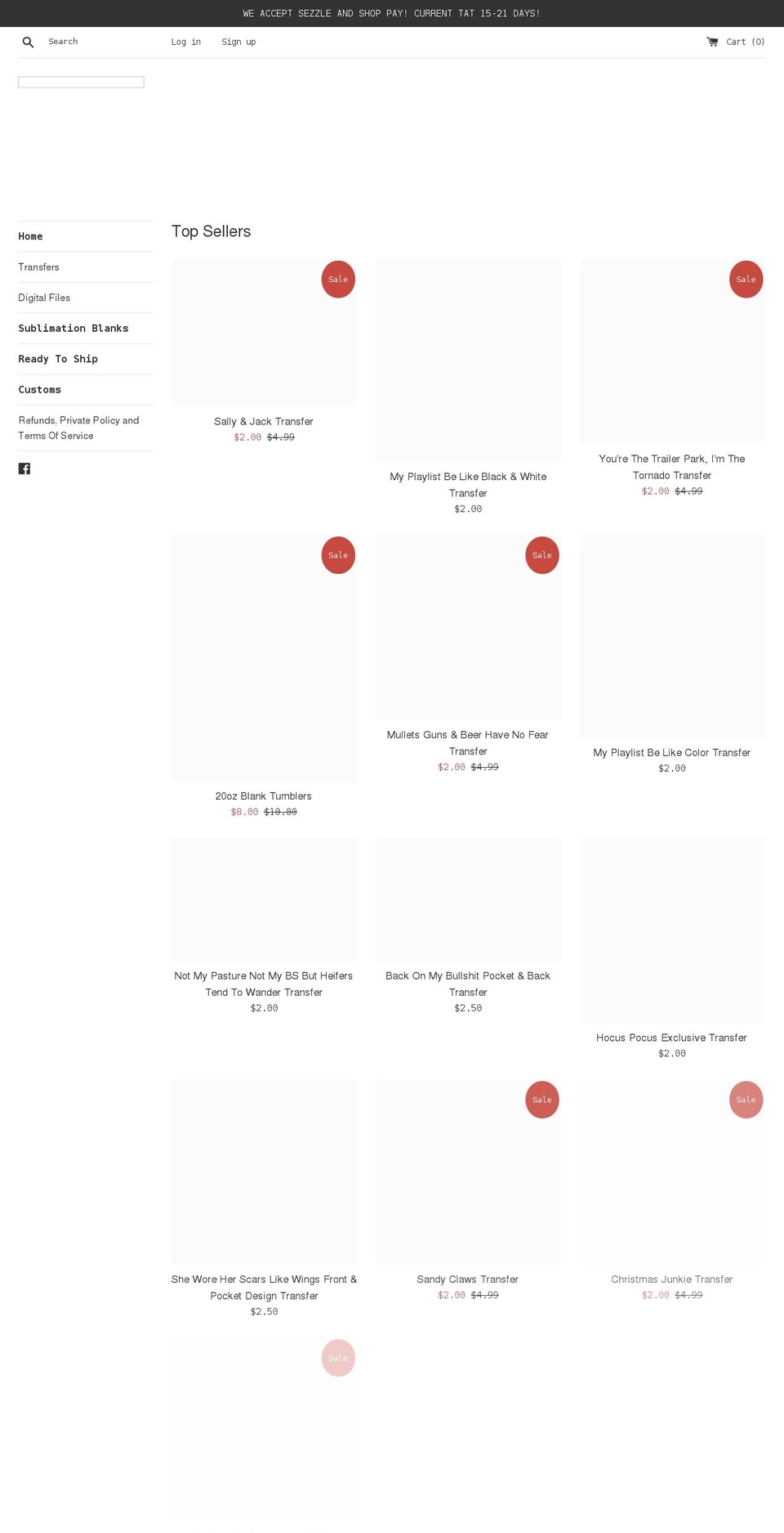 kindahippikindahoodsublimationprintsandmore.com shopify website screenshot