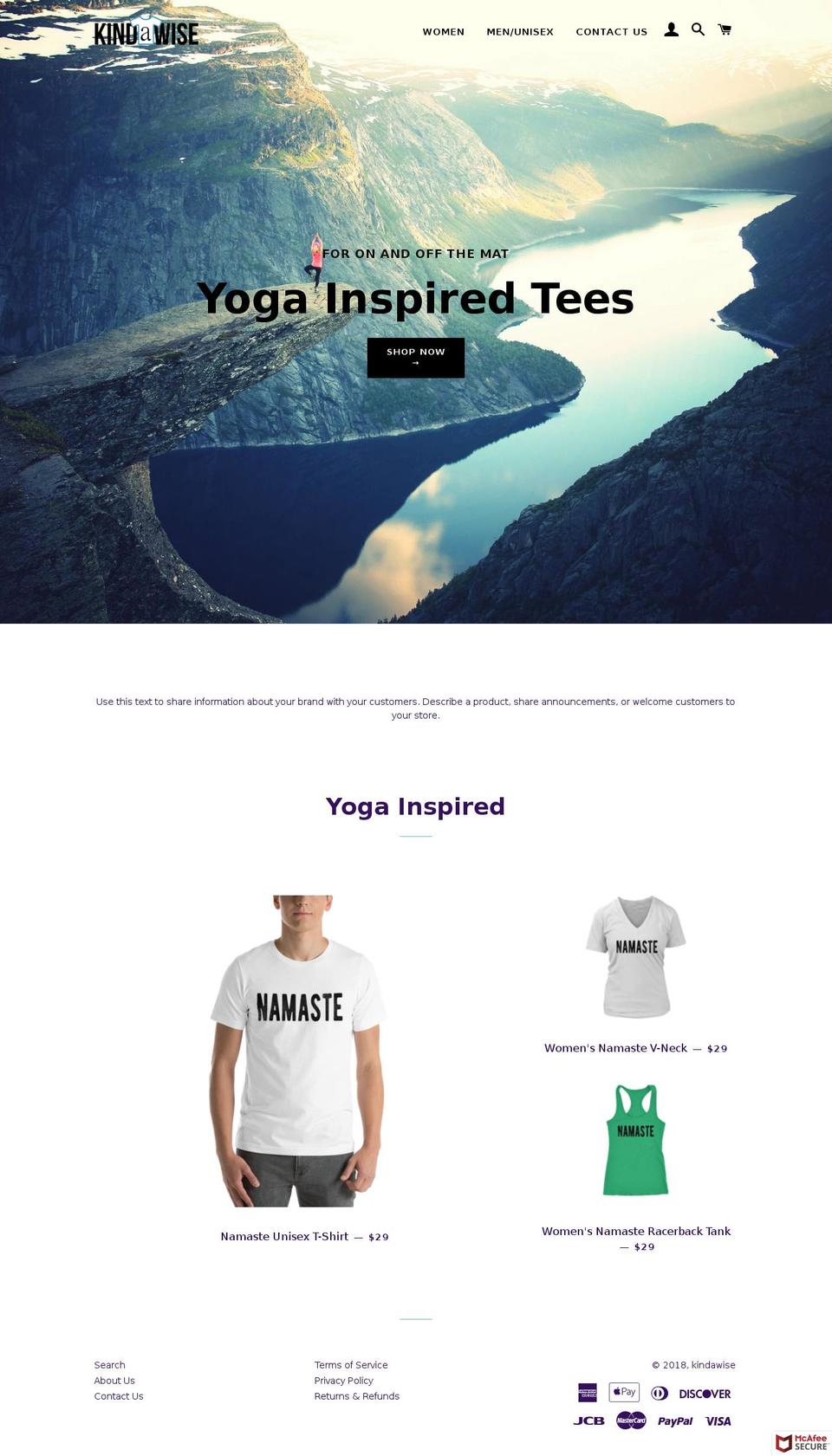 kindawise.com — Shopify storefront screenshot