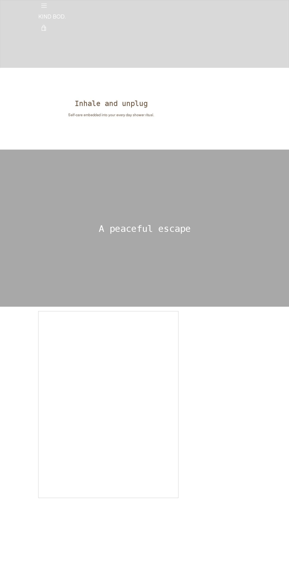 kindbod.com.au shopify website screenshot