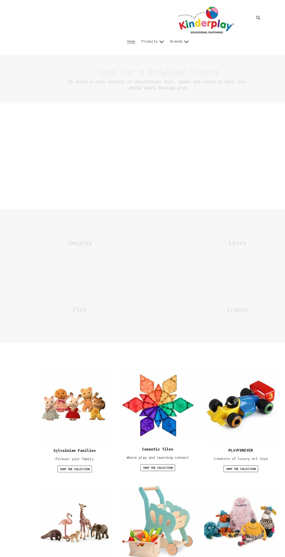 kinderplay.com.au shopify website screenshot
