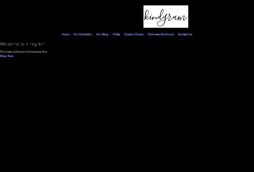 kindgram.shop shopify website screenshot