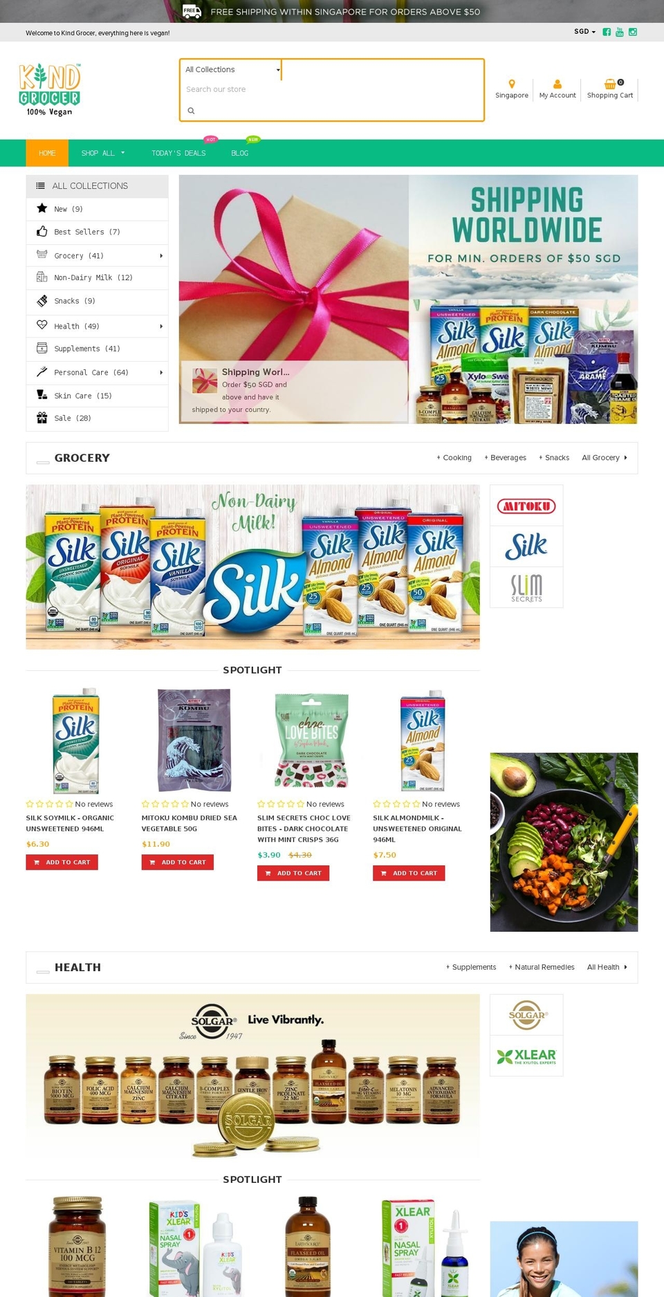 kindgrocer.com shopify website screenshot