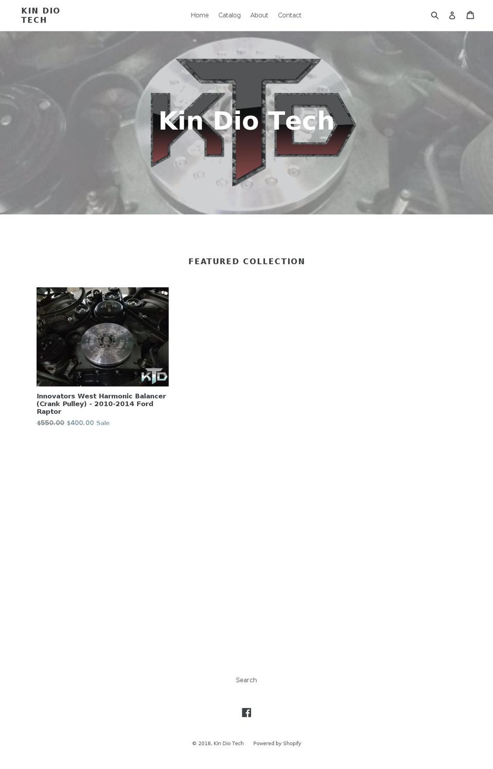 kindiotech.com — Shopify storefront screenshot