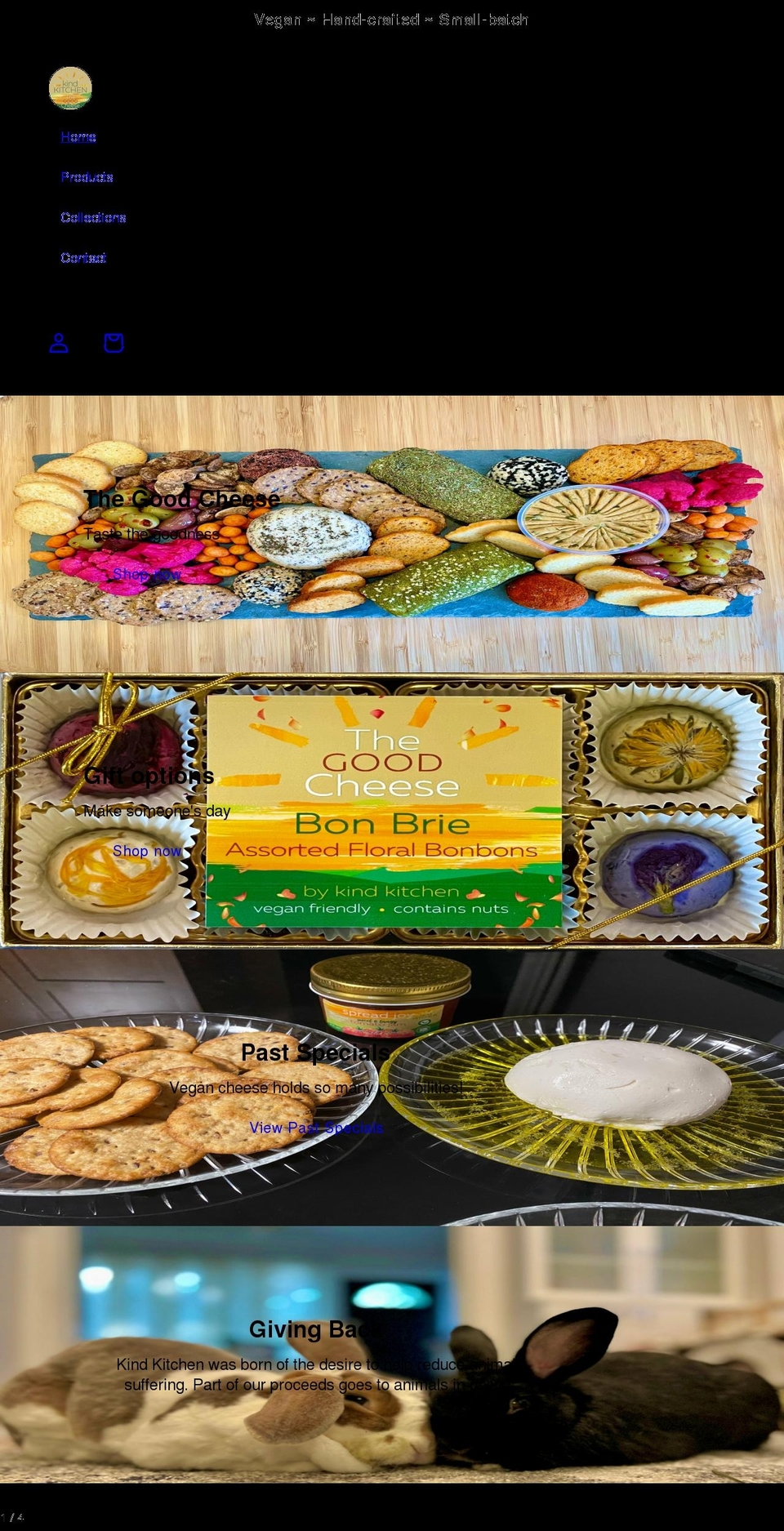 kindkitcheneats.com shopify website screenshot