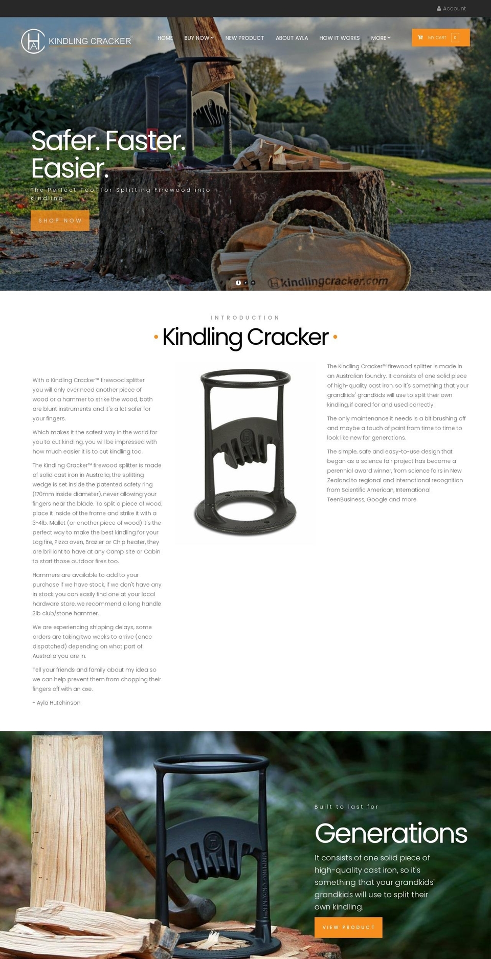 Kindling Cracker Wonderlab Edit Shopify theme site example kindlingcracker.uk