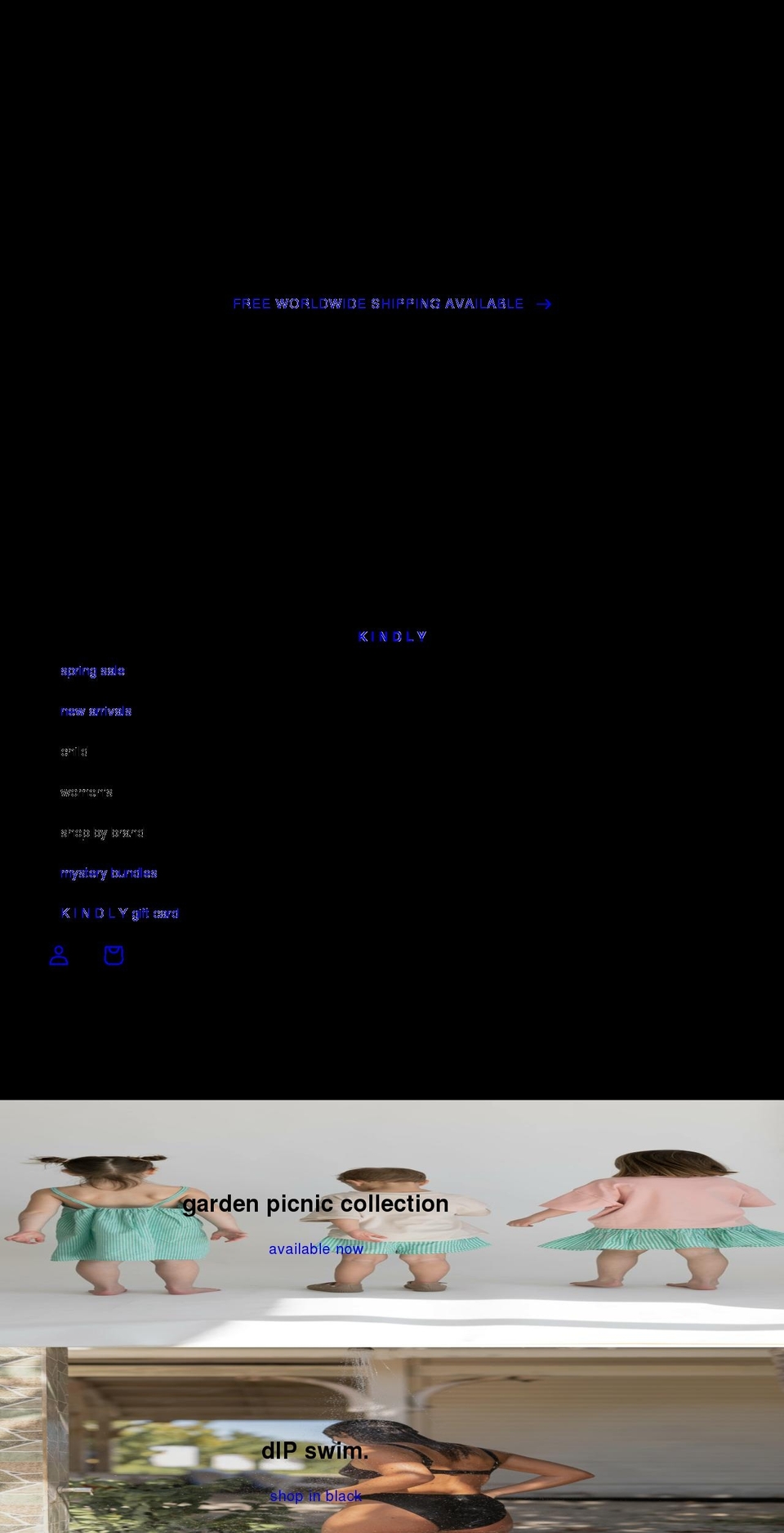 kindlythelabel.com shopify website screenshot