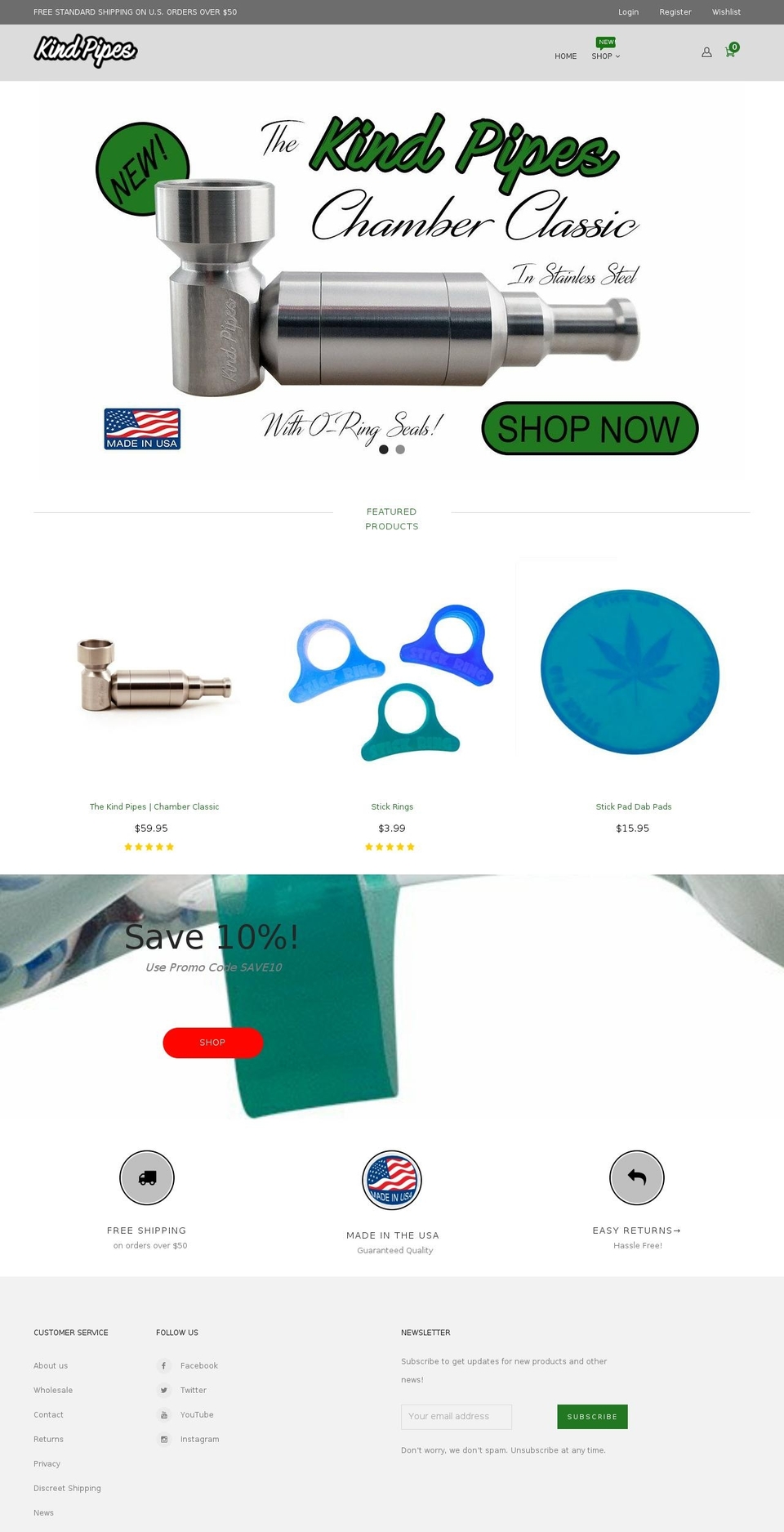 Copy of ione-2-6 Shopify theme site example kindpipes.com