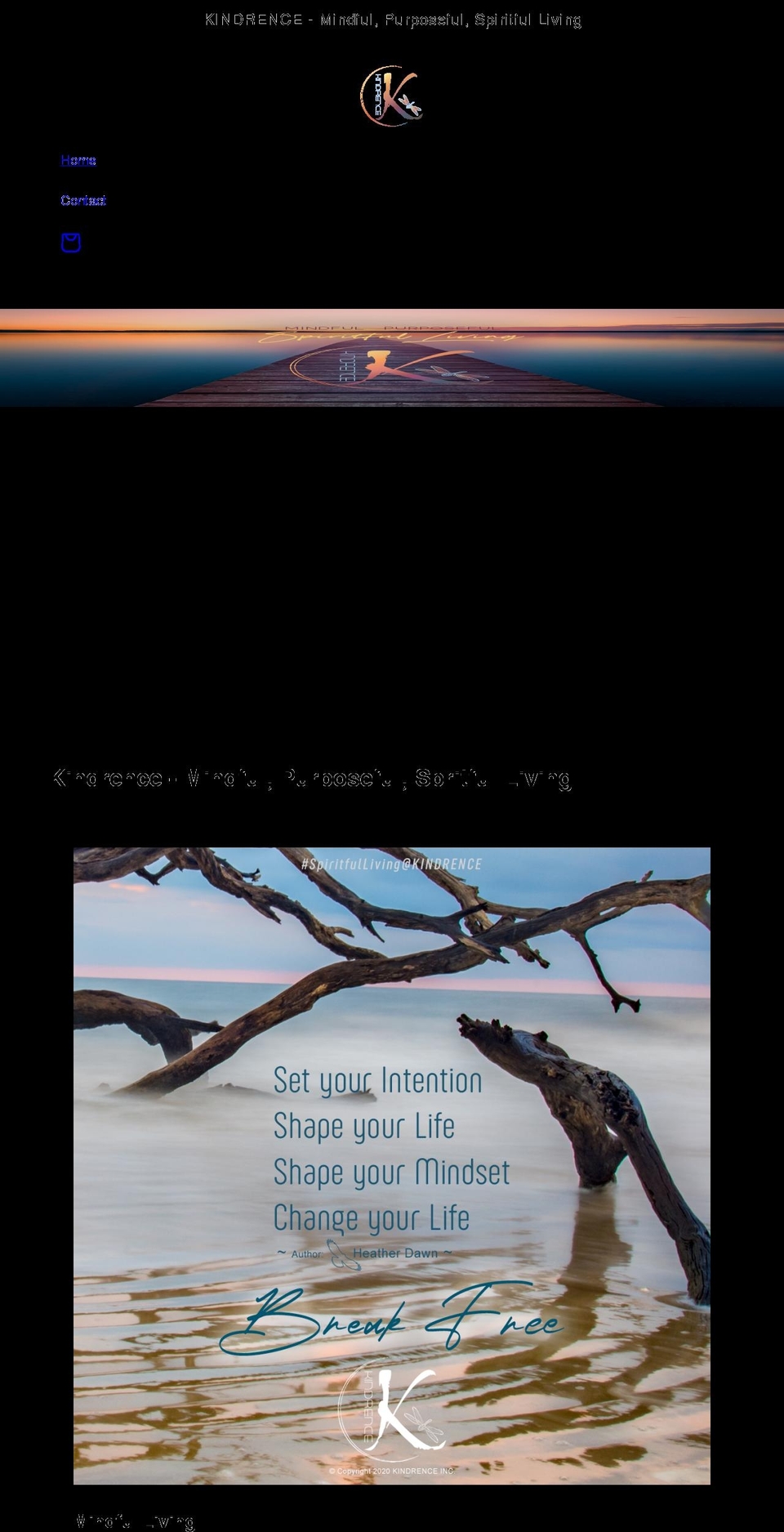 kindrence.com shopify website screenshot