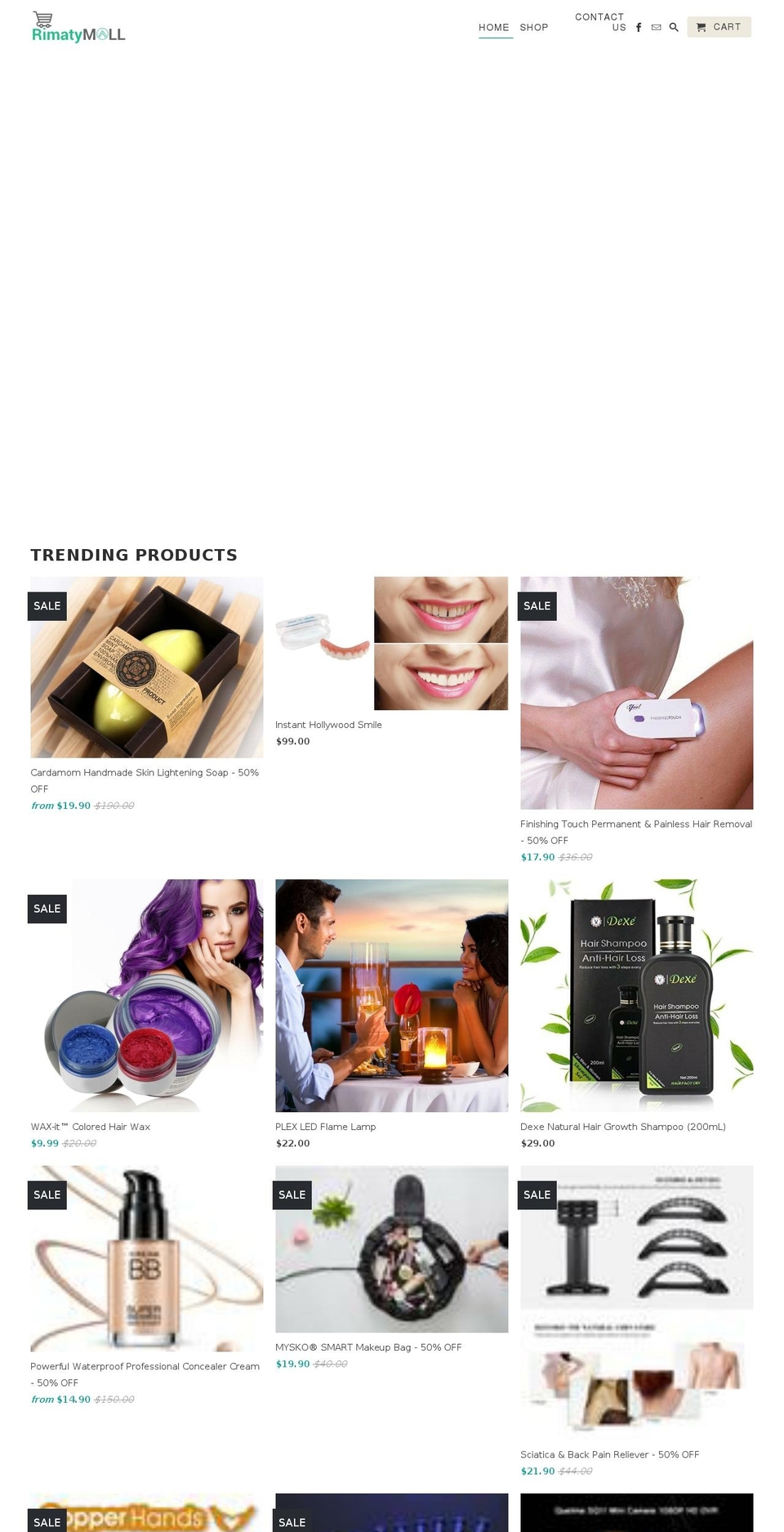 kindymall.com shopify website screenshot