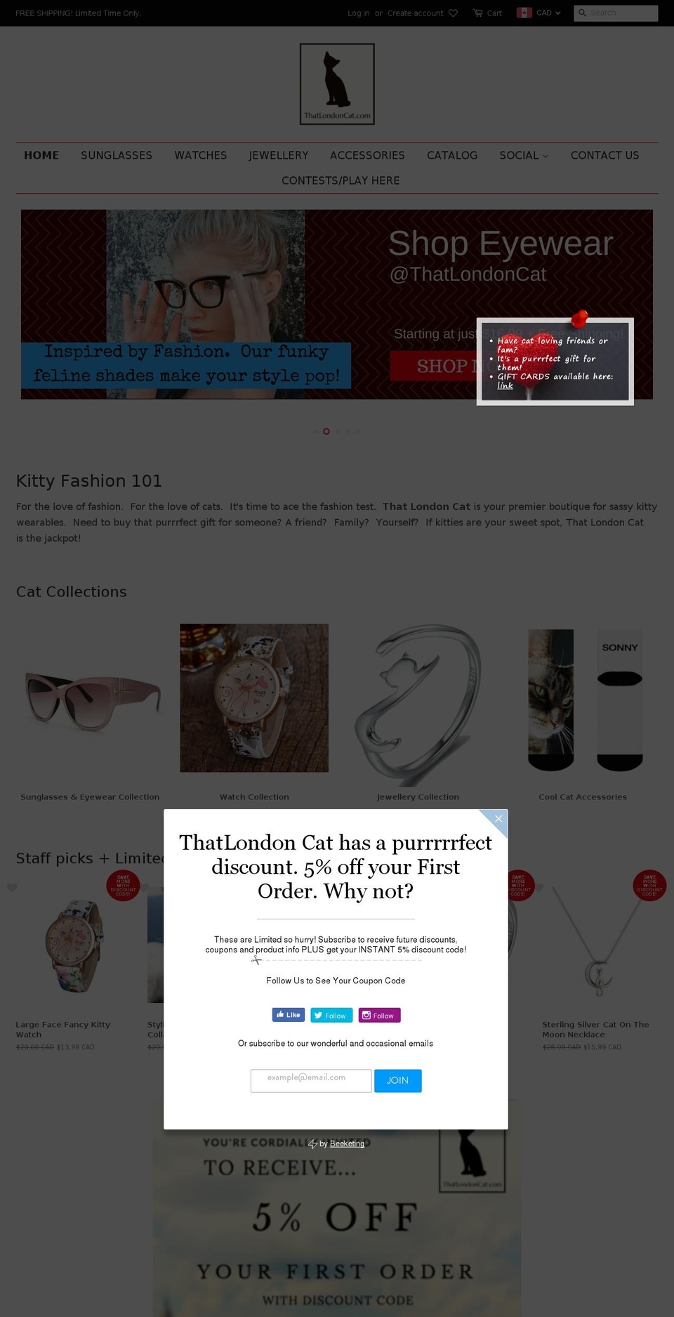 kingandlion.com — Shopify storefront screenshot