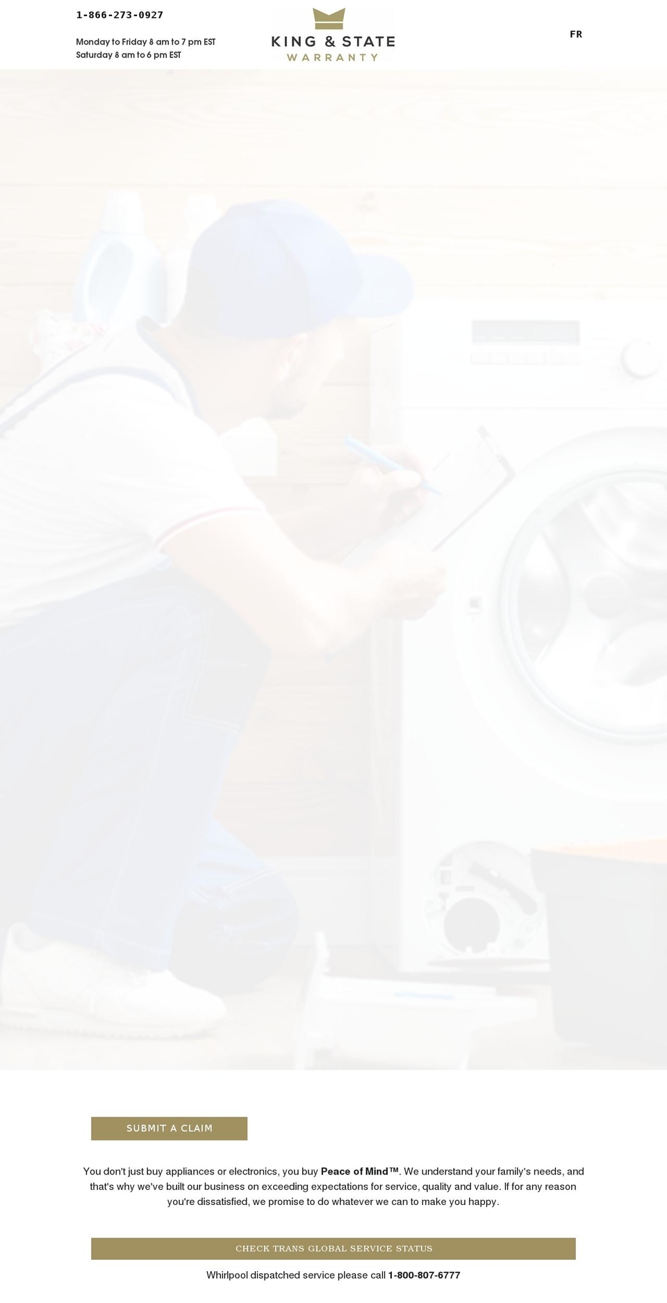 kingandstate.com shopify website screenshot