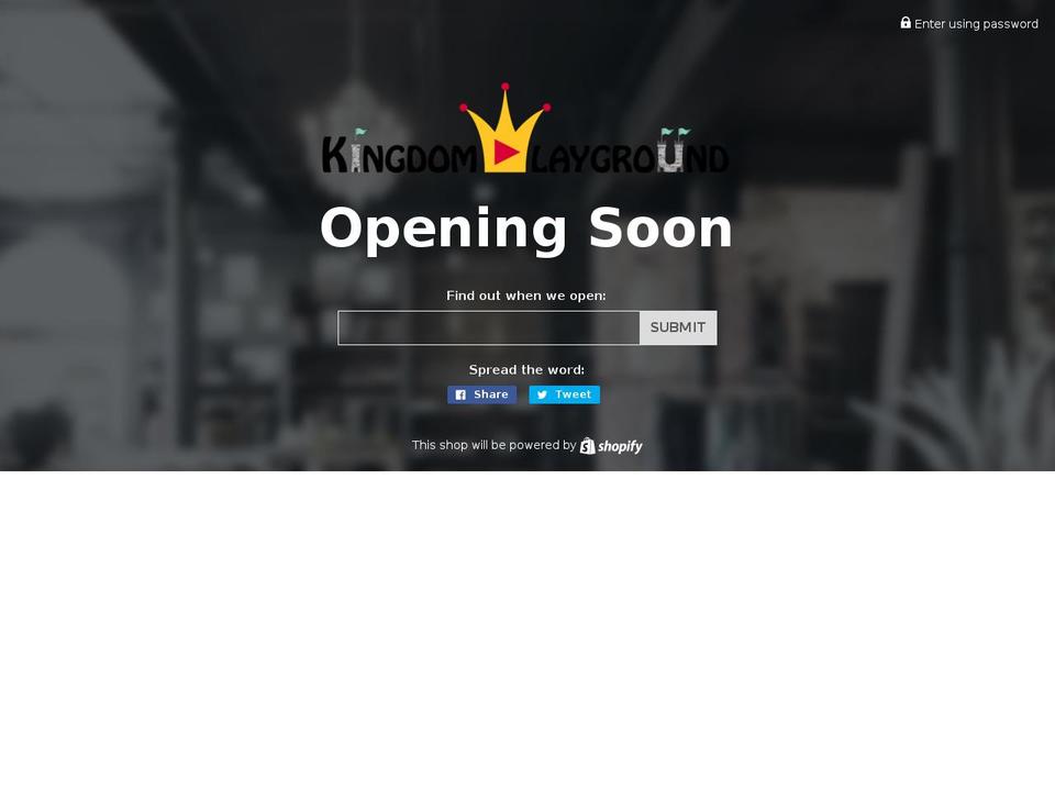 DSL-Theme Shopify theme site example kingdomplayground.com