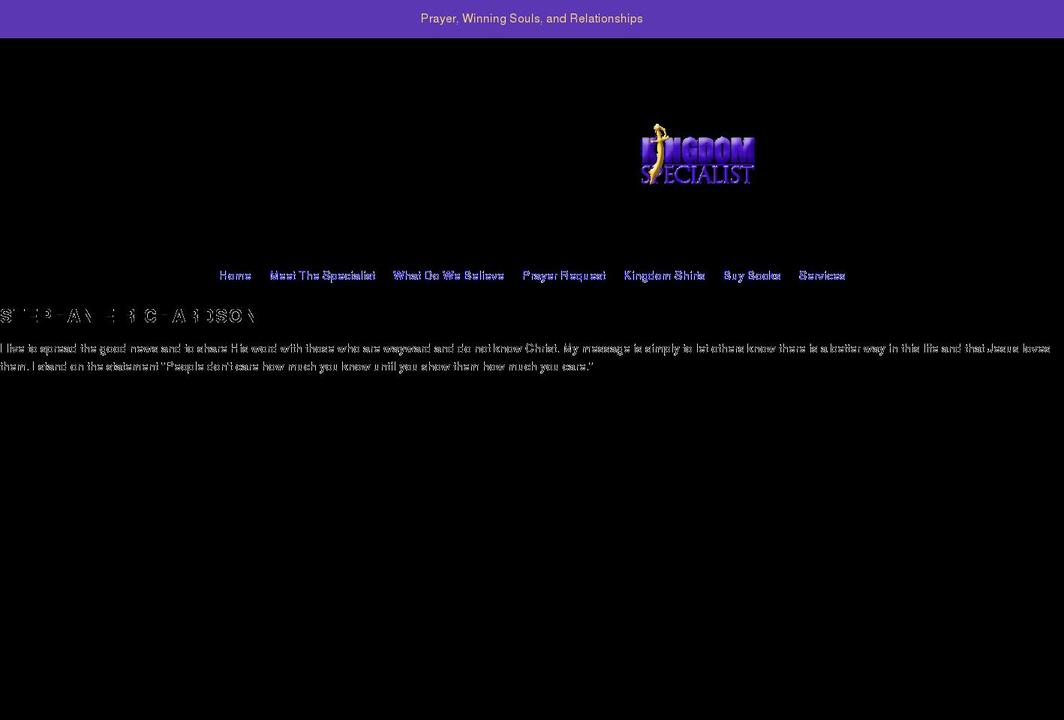 kingdomspecialist.com shopify website screenshot