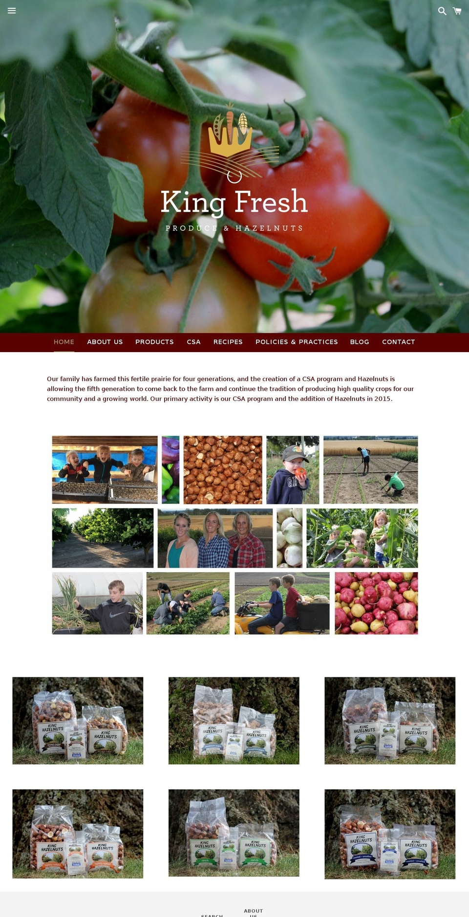 kingfreshproduce.com shopify website screenshot
