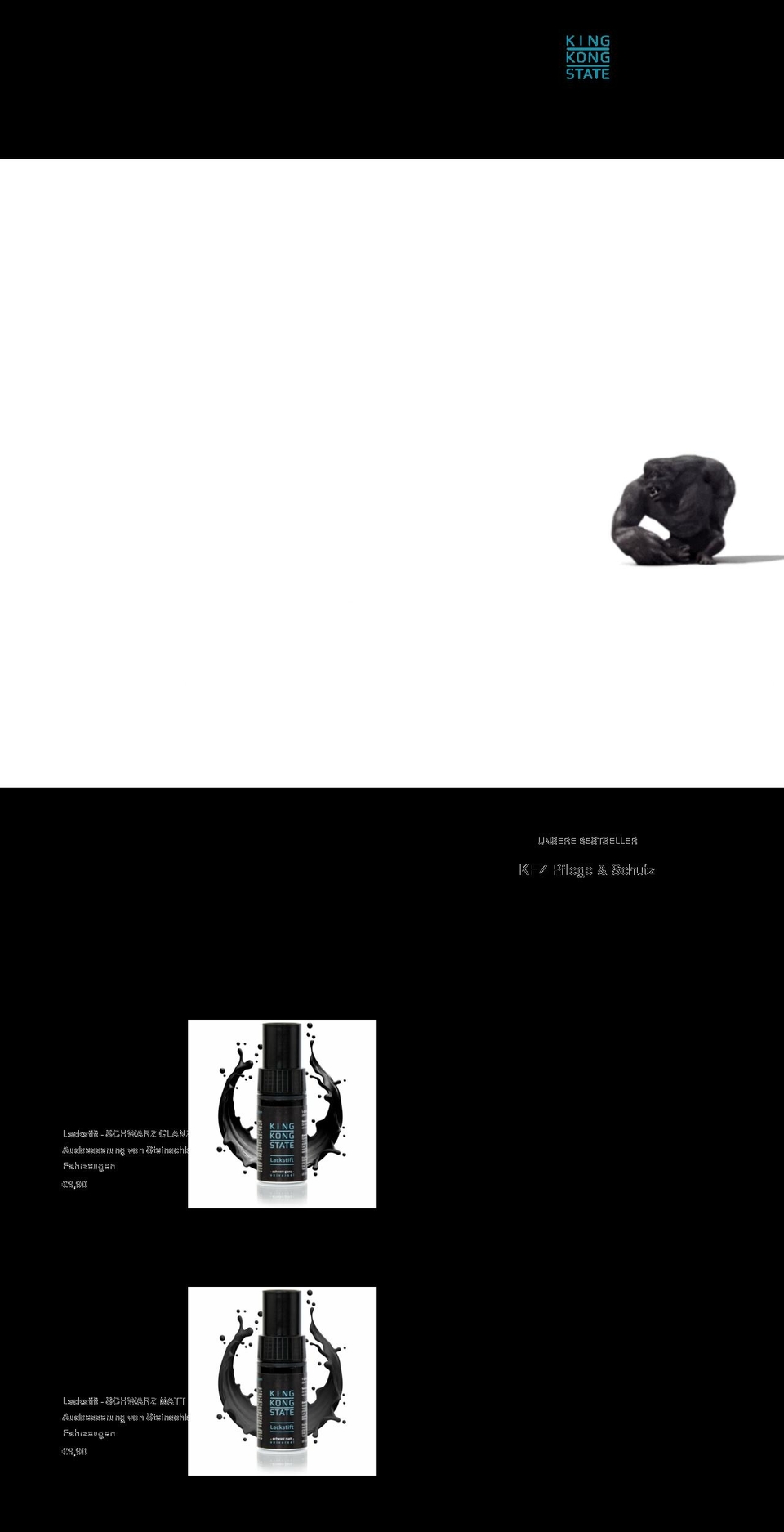 kingkongstate.com shopify website screenshot