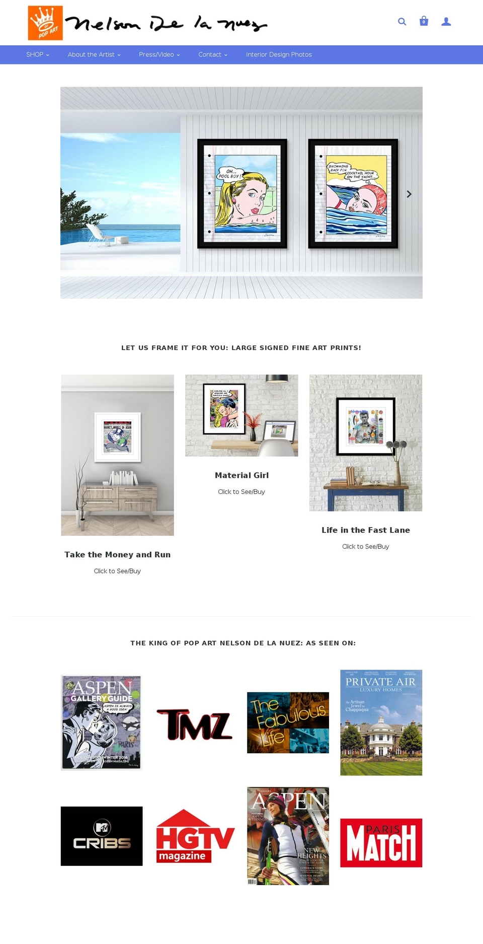 kingofpopartworldwide.com — Shopify storefront screenshot