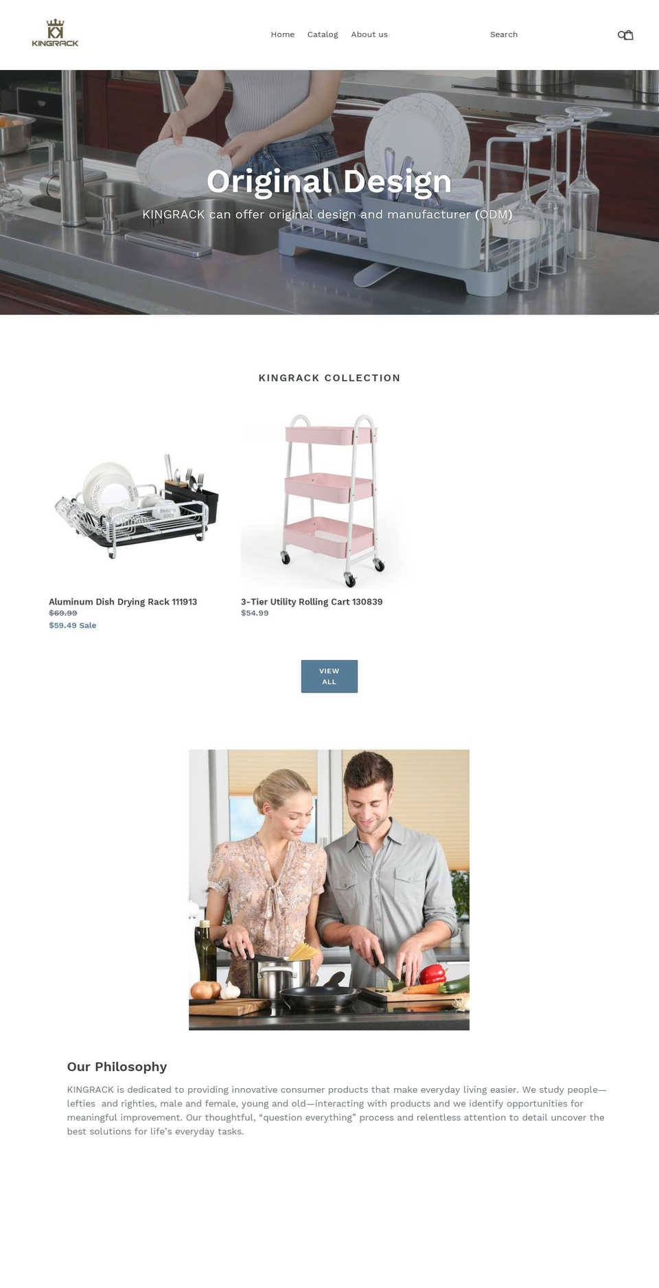 kingrack.com shopify website screenshot