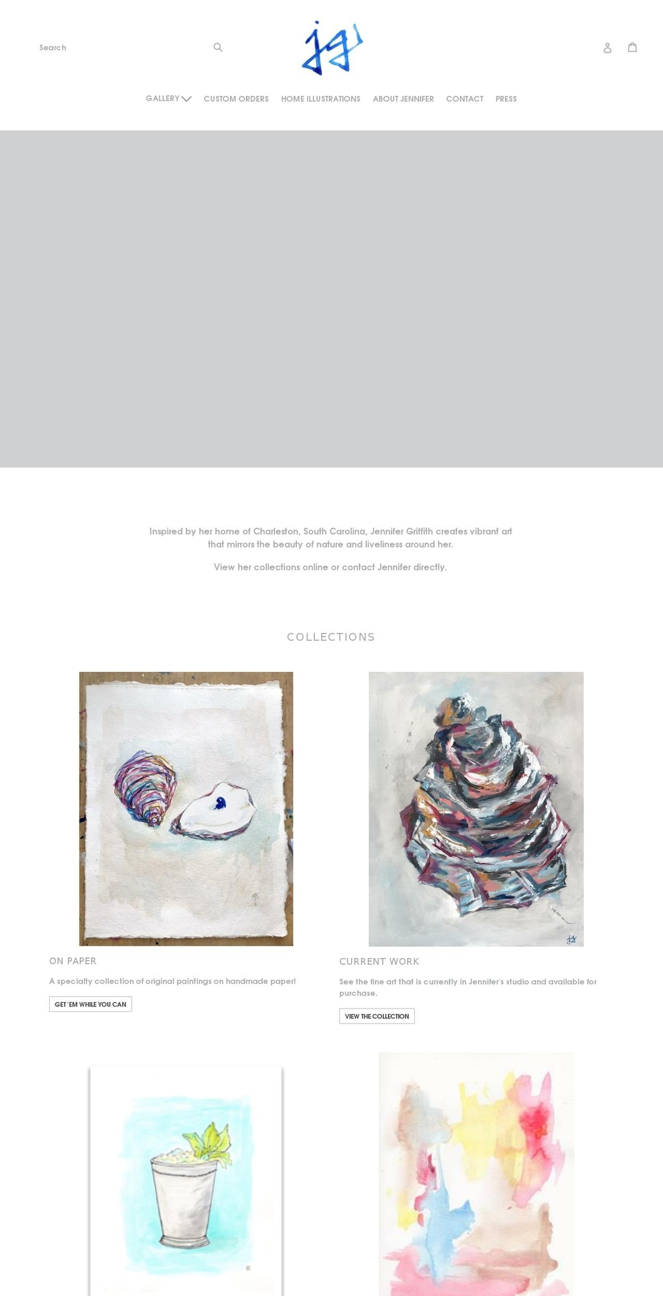 kingridgeart.com — Shopify storefront screenshot