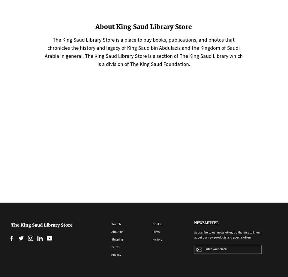 kingsaudbookstore.com — Shopify storefront screenshot