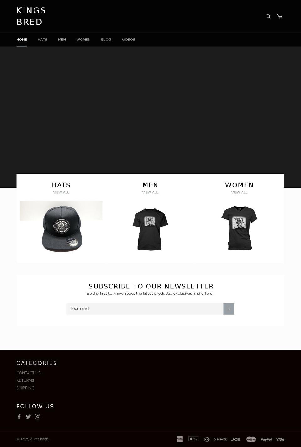 VERANO Shopify theme site example kingsbred.com