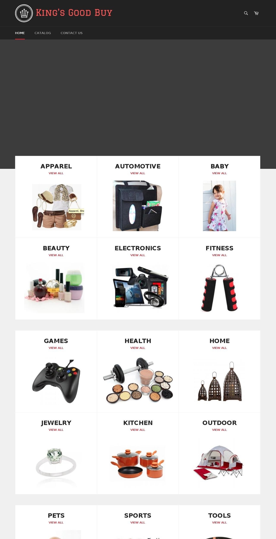 kingsgoodbuy.net shopify website screenshot
