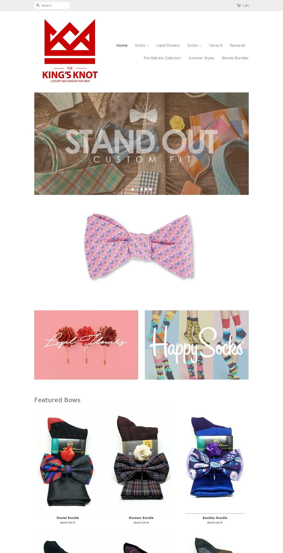 kingsknot.com — Shopify storefront screenshot