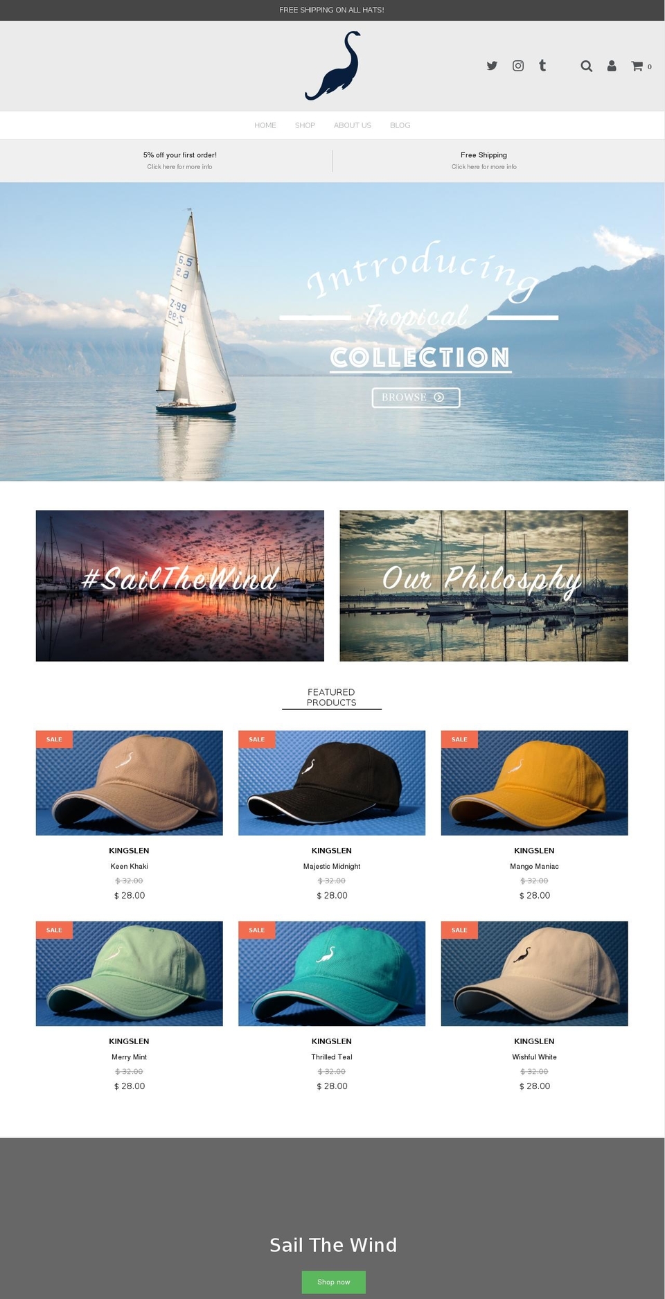 kingslen.com — Shopify storefront screenshot