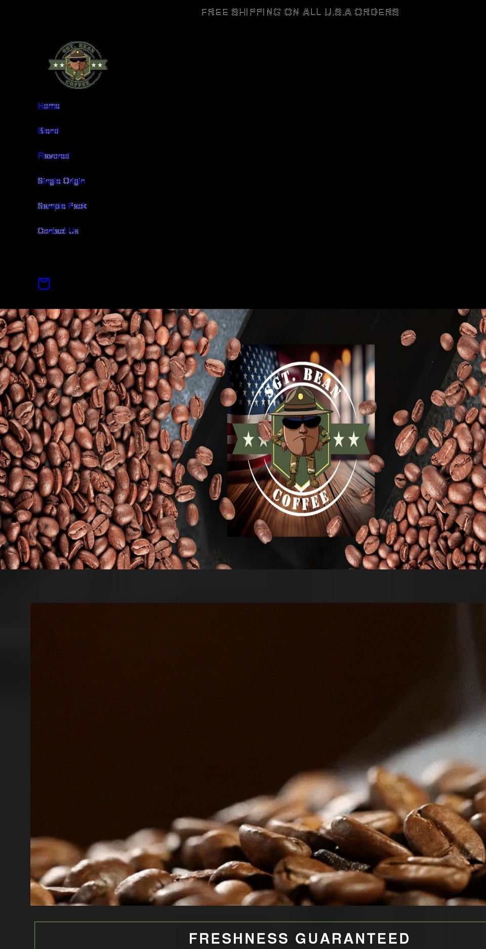 kingsleysblends.com shopify website screenshot