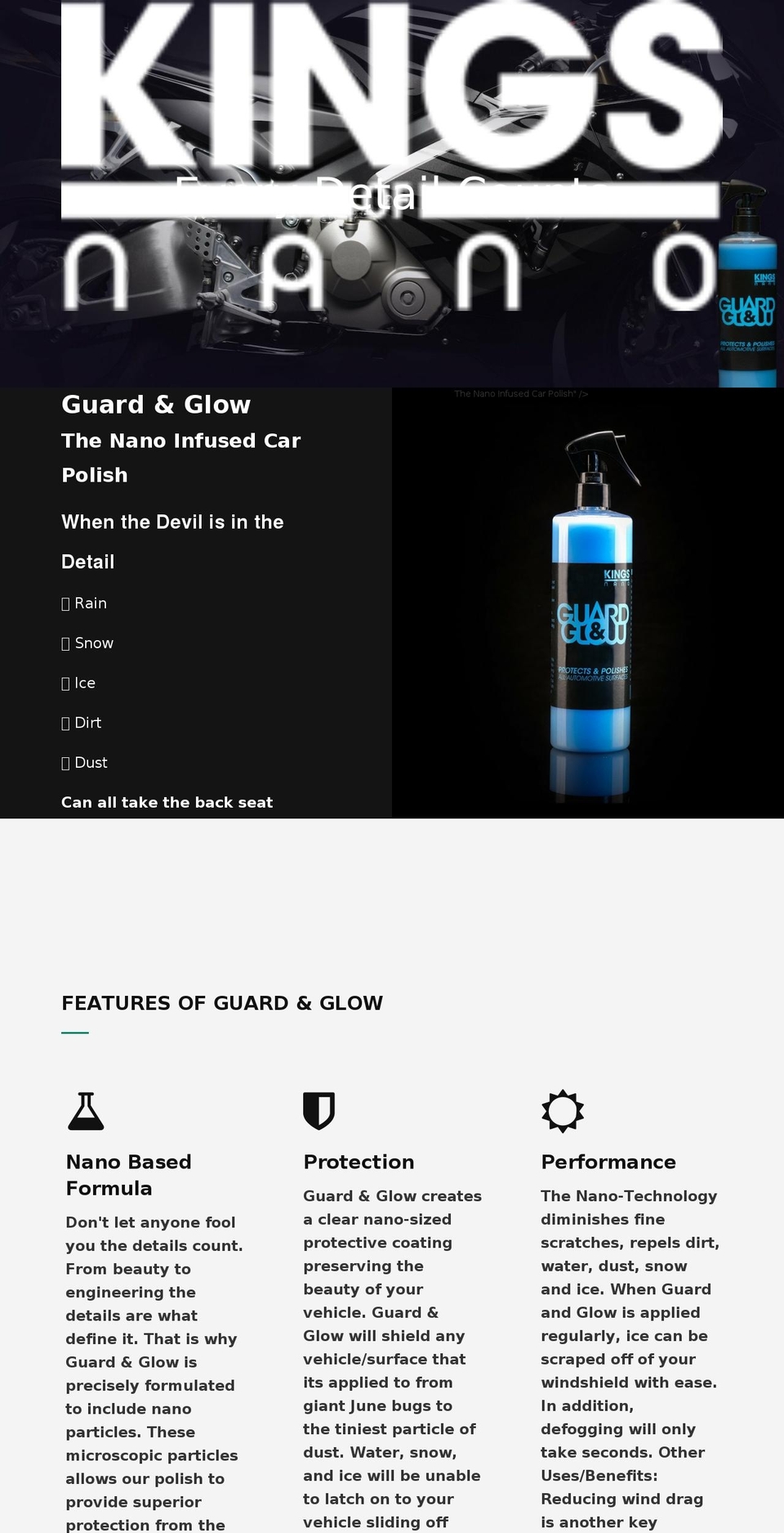 kingsofnano.com — Shopify storefront screenshot